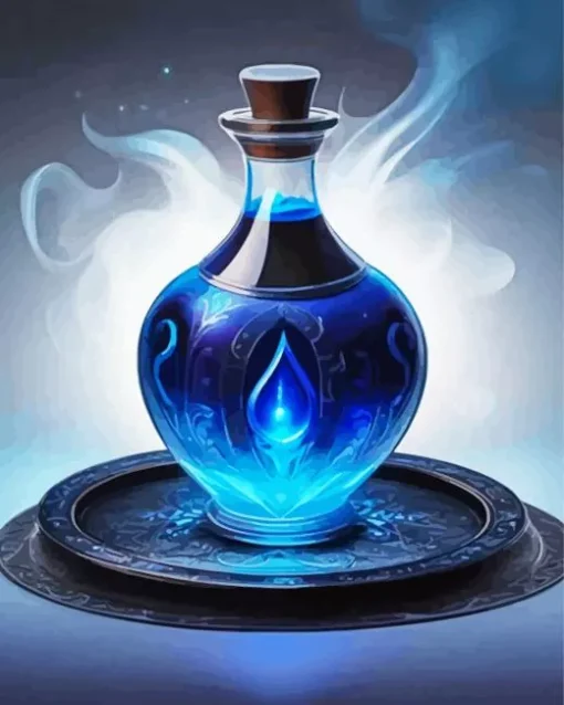 Blue Potion Diamond Painting