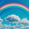 Blue Sky Rainbow Diamond Painting