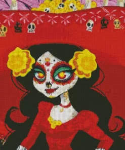 Book Of Life La Muerte Diamond Painting