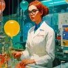 Chemical Engineer Lady Diamond Paintings