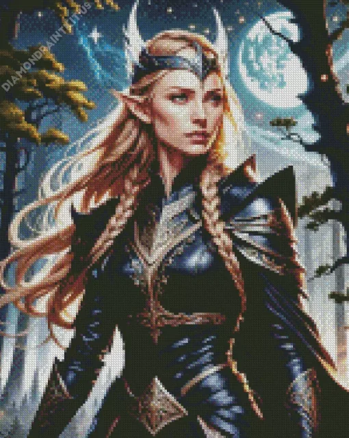 Elf Warrior Diamond Painting