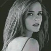 Emma Watson Monochrome Diamond Painting