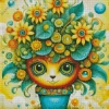 Flower Pot Diamond Painting