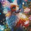 Fox And Butterfly Art Diamond Painting