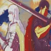 Griffith And Guts Characters Diamond Painting