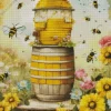 Honey Bee Hive Diamond Painting