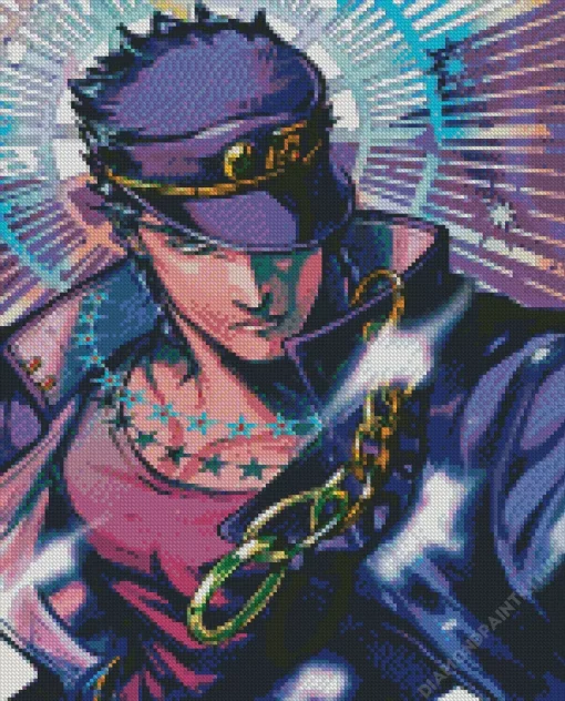 Jotaro Jojos Bizarre Adventure Diamond Painting