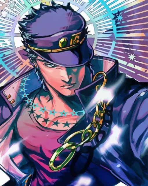 Jotaro Jojos Bizarre Adventure Diamond Painting