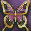 Purple Monarch Butterfly Diamond Painting