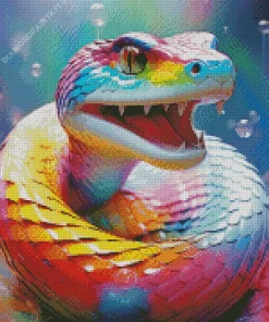 Rainbow Snake Diamond Painting