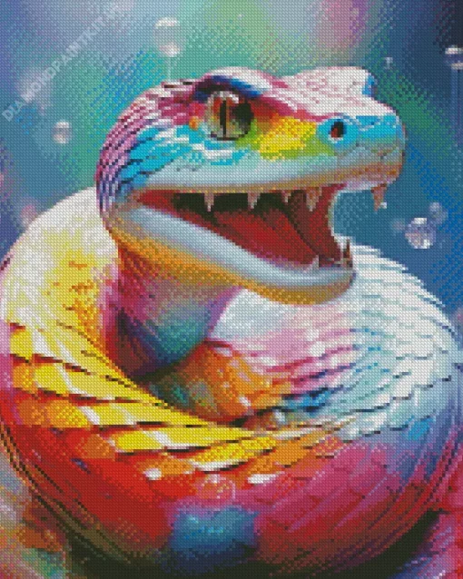 Rainbow Snake Diamond Painting