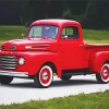 Red Ford F1 Diamond Painting