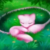 Sleepy Mew Diamond Painting