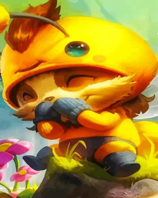 The Bee Teemo Diamond Painting