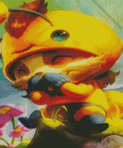 The Bee Teemo Diamond Painting