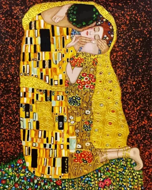 The Kiss by Gustav Klimt Diamond Painting