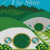 The Shire Travel Poster Diamond Painting