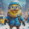 Winter Minion Diamond Painting