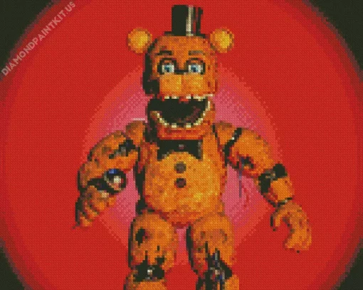 Withered Freddy Diamond Painting