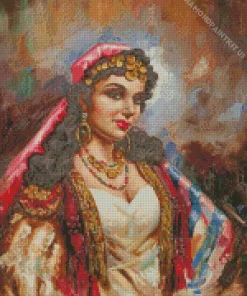 Beautiful Gypsy Woman Diamond Painting