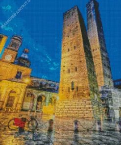 Bologna Two Towers Diamond Painting