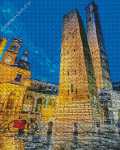 Bologna Two Towers Diamond Painting