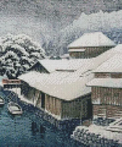 Nakaze Island Kyukitakami River Diamond Painting