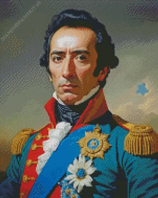 Simon Bolivar Former President Diamond Painting