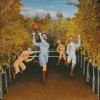 The Football Players by Henri Rousseau Diamond Painting