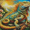 Aesthetic Iguana Diamond Painting