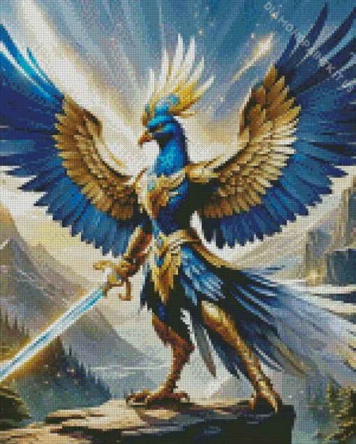 Bird Warrior Diamond Painting