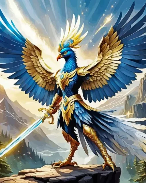 Bird Warrior Diamond Painting