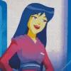 Blue Totally Spies Diamond Painting