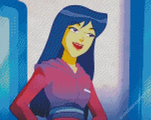 Blue Totally Spies Diamond Painting