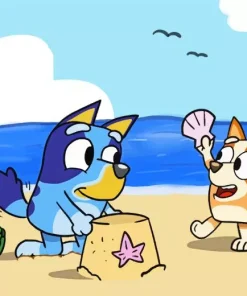 Bluey And Bingo Diamond Painting