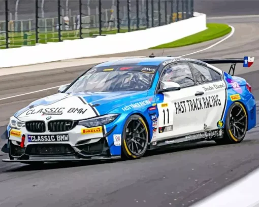 BMW Race Car Diamond Painting