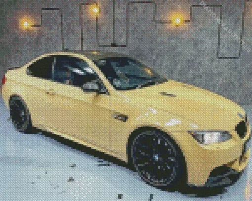 BMW Sand Color Diamond Painting