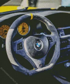 BMW Steering Wheel Diamond Painting