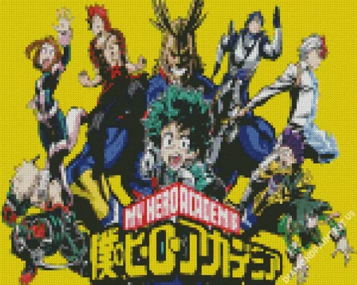 BNHA Logo Diamond Painting