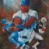 Bo Jackson Number 34 Diamond Painting