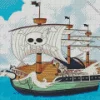 Boat From One Piece Diamond Painting