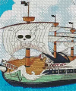 Boat From One Piece Diamond Painting