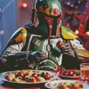 Boba Fett Christmas Diamond Painting