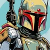 Boba Fett Illustration Diamond Painting