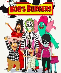 Bobs Burgers Halloween Diamond Painting