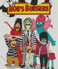 Bobs Burgers Halloween Diamond Painting