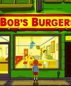 Bobs Burgers Store Front Diamond Painting