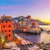 Boccadasse At Sunset Diamond Painting