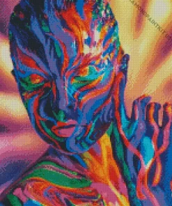 Body Art Neon Diamond Painting