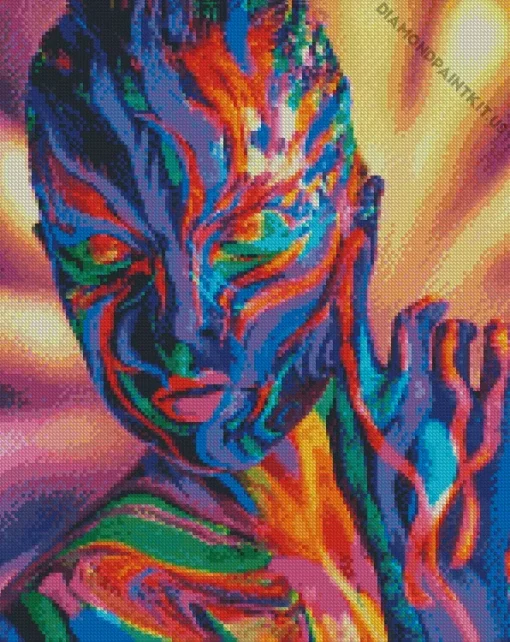 Body Art Neon Diamond Painting